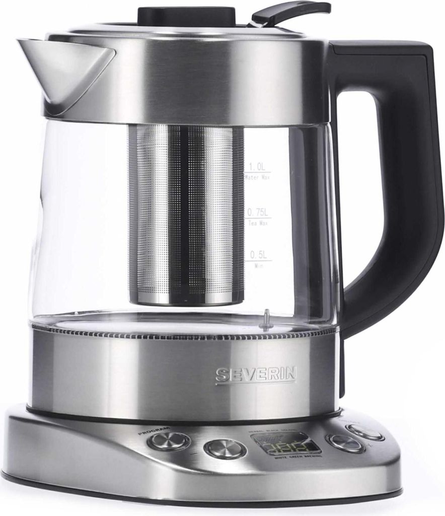 Severin WK 3473 Glas-Tee-/Wasserkocher, 1l Produktbild 