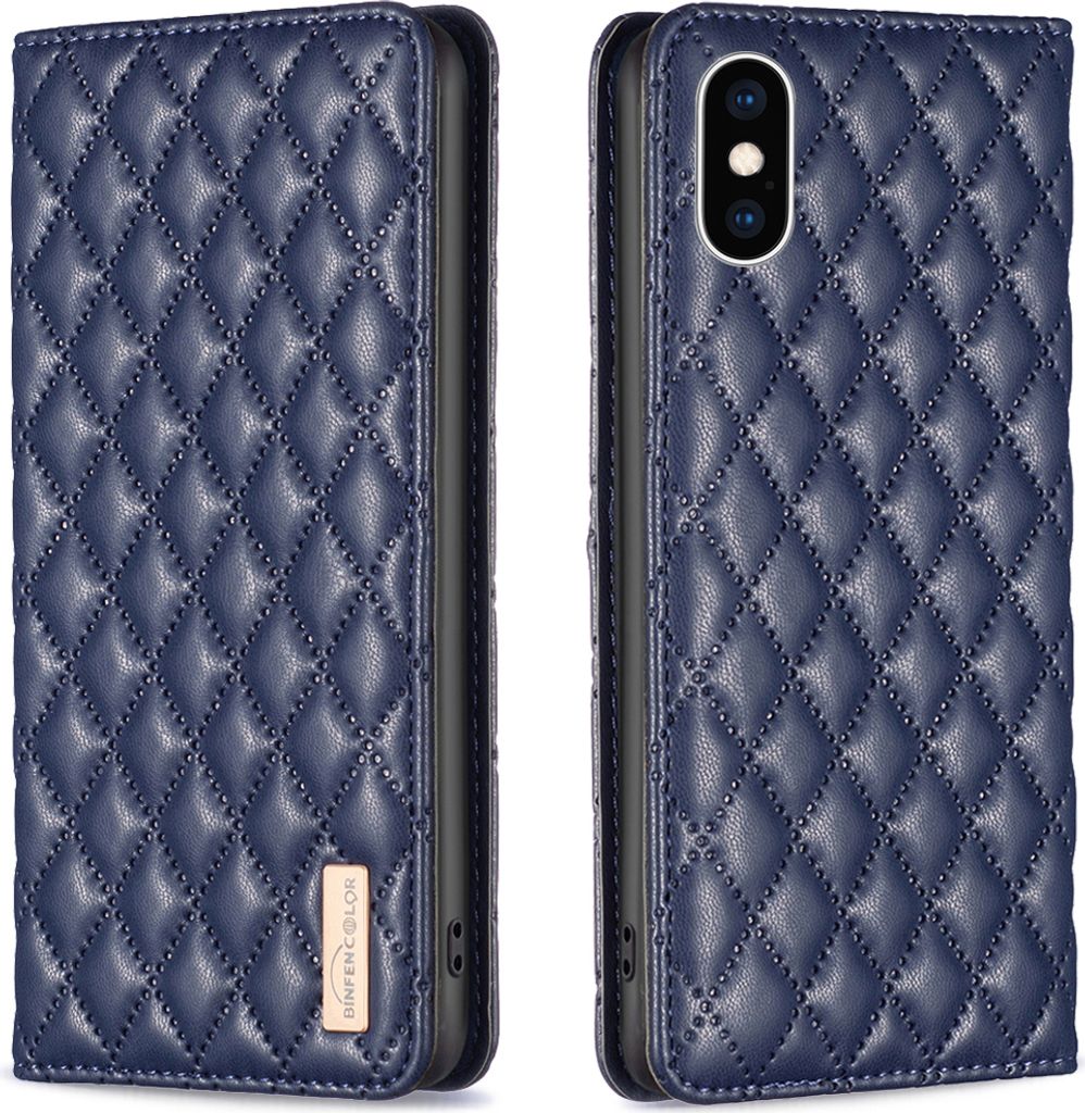 iPhone XS Max Hülle, Elegant Bookstyle Flip Leder Produktbild 