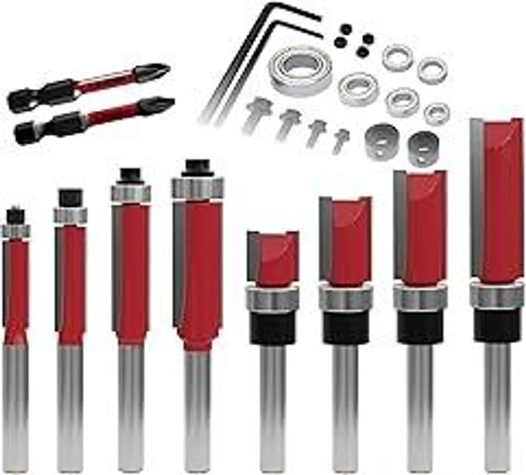 Offerta Set Frese Legno CSOOM 10 Pezzi + Accessori Omaggio 8mm