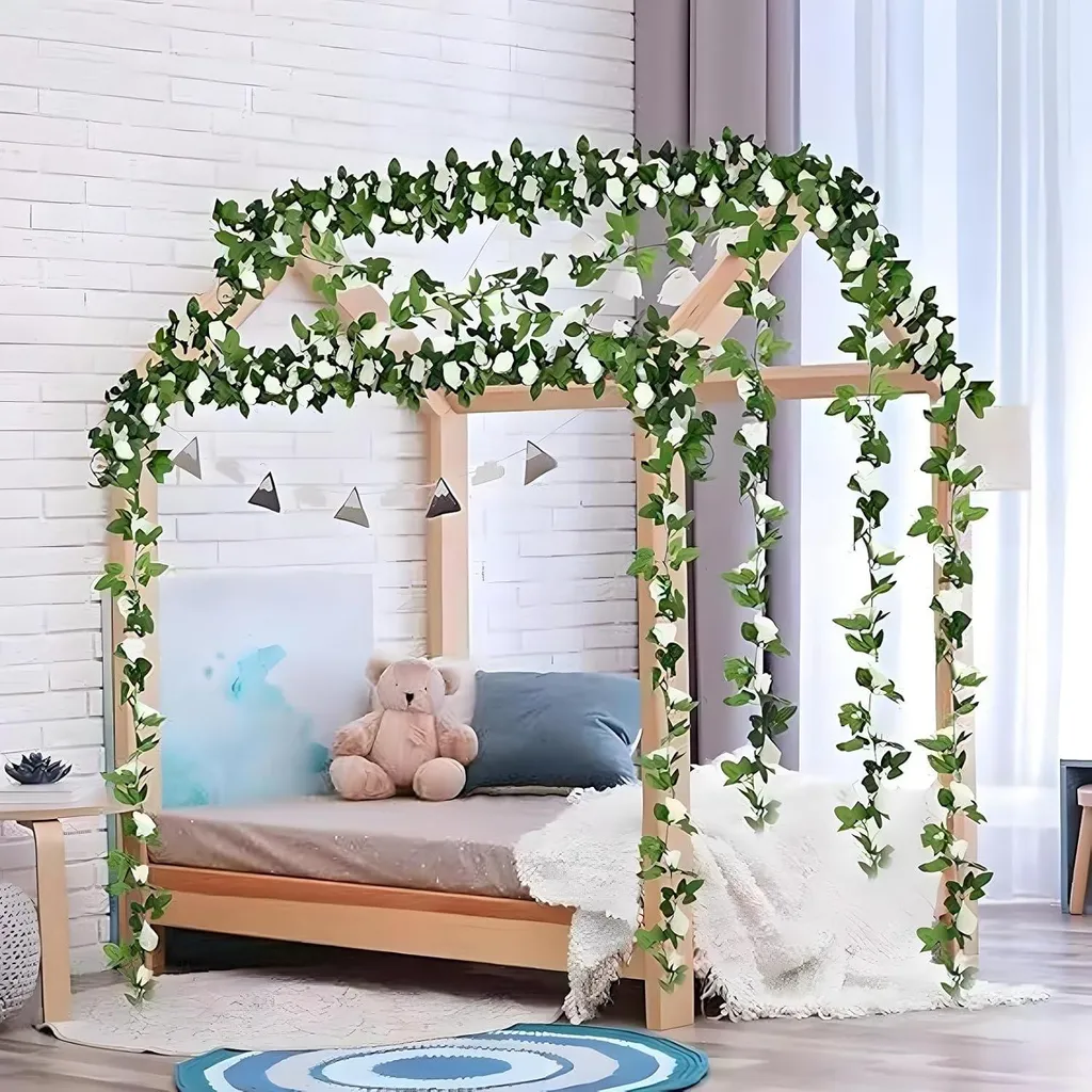 Arc de roses simulé Guirlande suspendue 6 pièces Décoration de Mariage