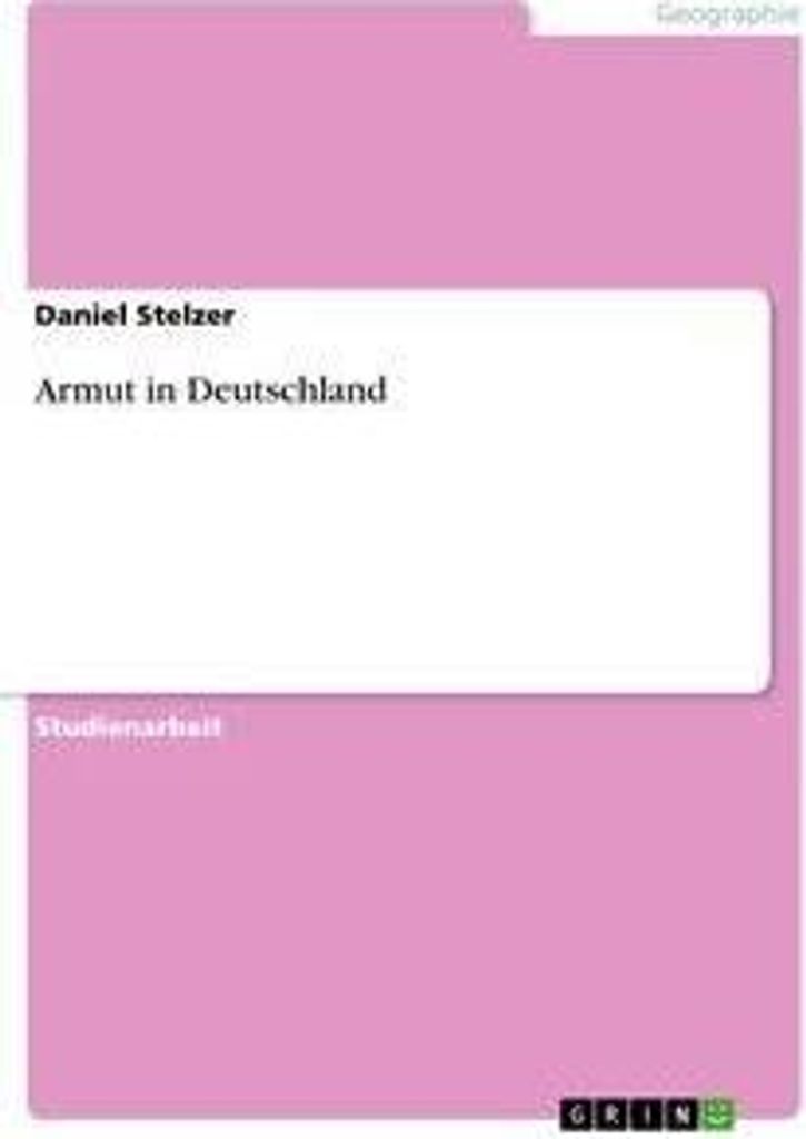 Armut in Deutschland