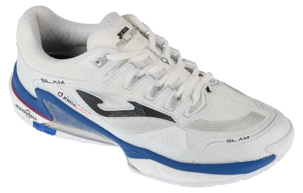 Baskets Tennis Joma Slam 2602 Amorti Réactif et Stabilité Homme Blanc