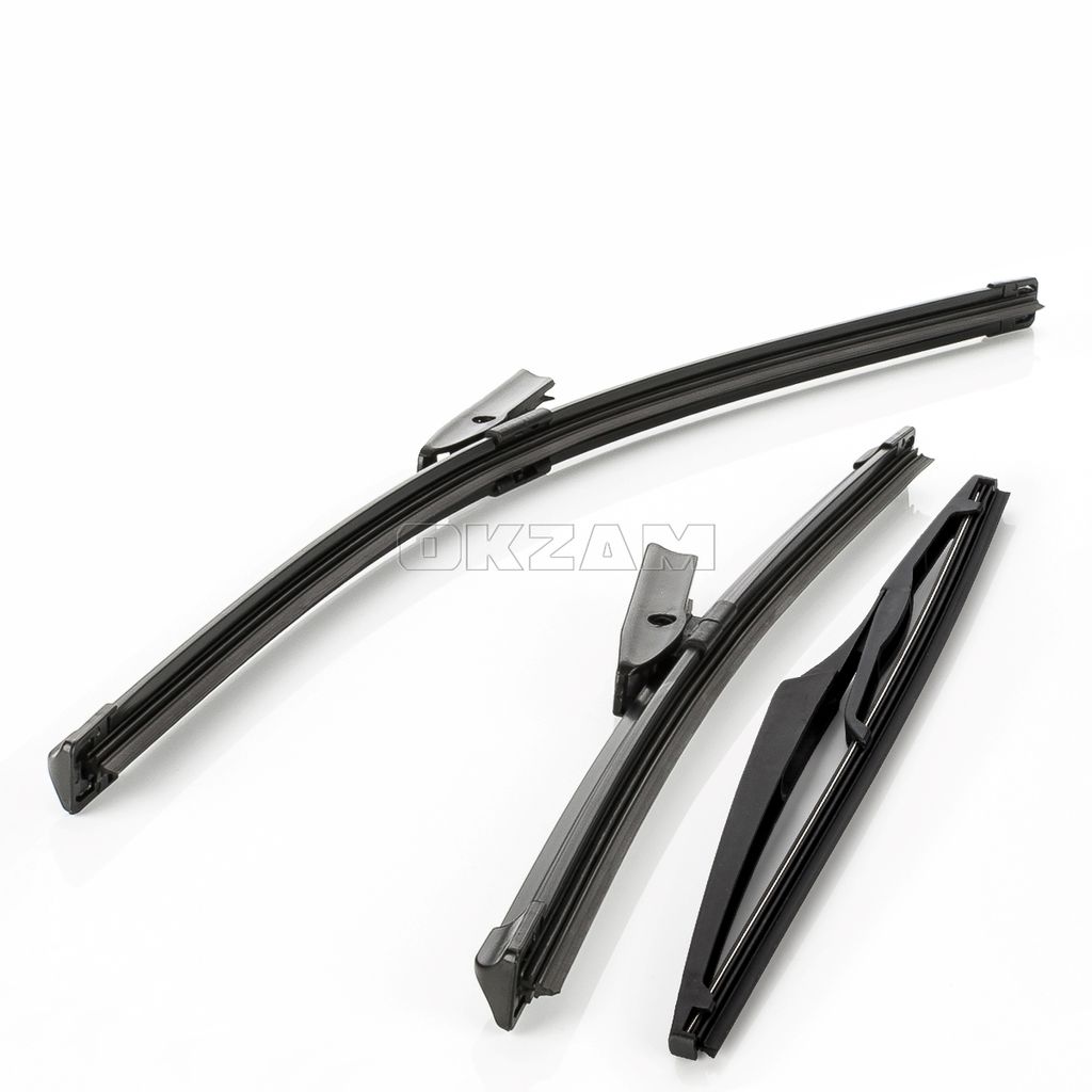 Scheibenwischer-Set Für Kia Picanto SA MK1 2004-2011 - 22+16+12 Zoll, Vorne & Hinten, Beschichtete Blätter