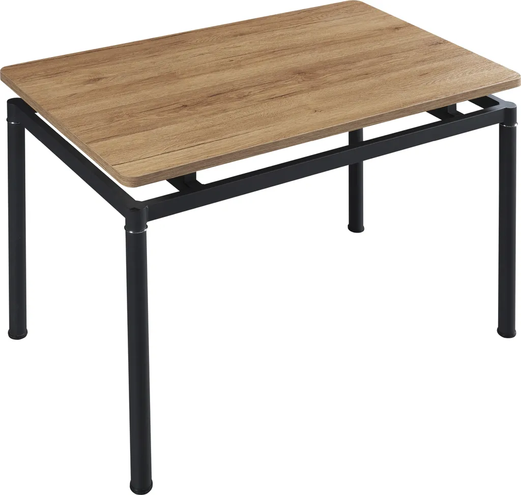 Table de cuisine compacte Hemnes 4 places 100 x 60 cm décor chêne