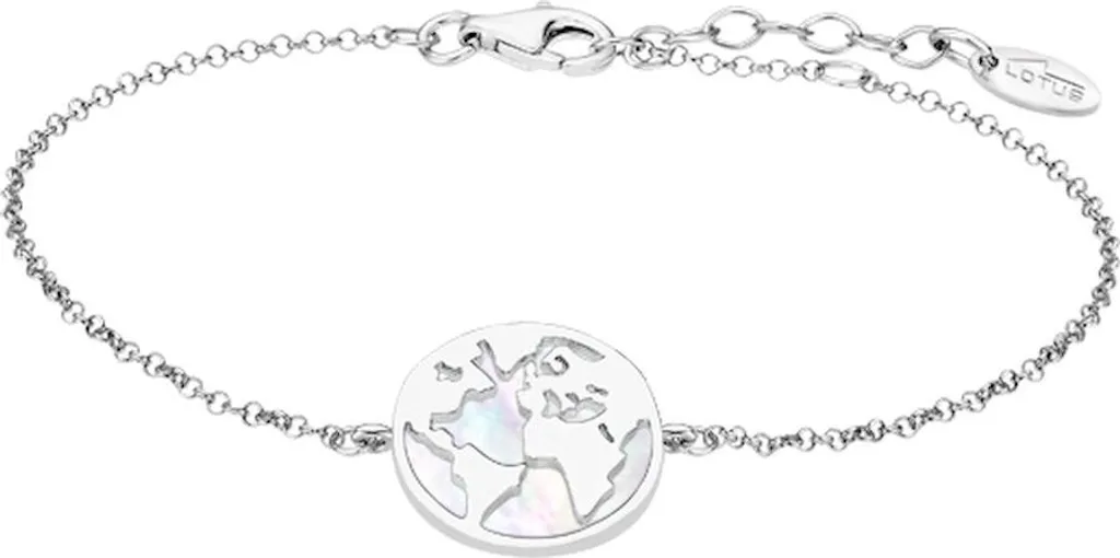 Idée Cadeau Femme : Bracelet Lotus Silver en Argent Thème Terre 925