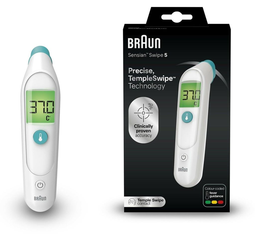 Braun Temple Swipe Bst200 Thermometer Produktbild 