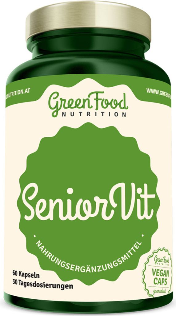 GreenFood Nutrition SeniorVit 60 Kapseln Produktbild 