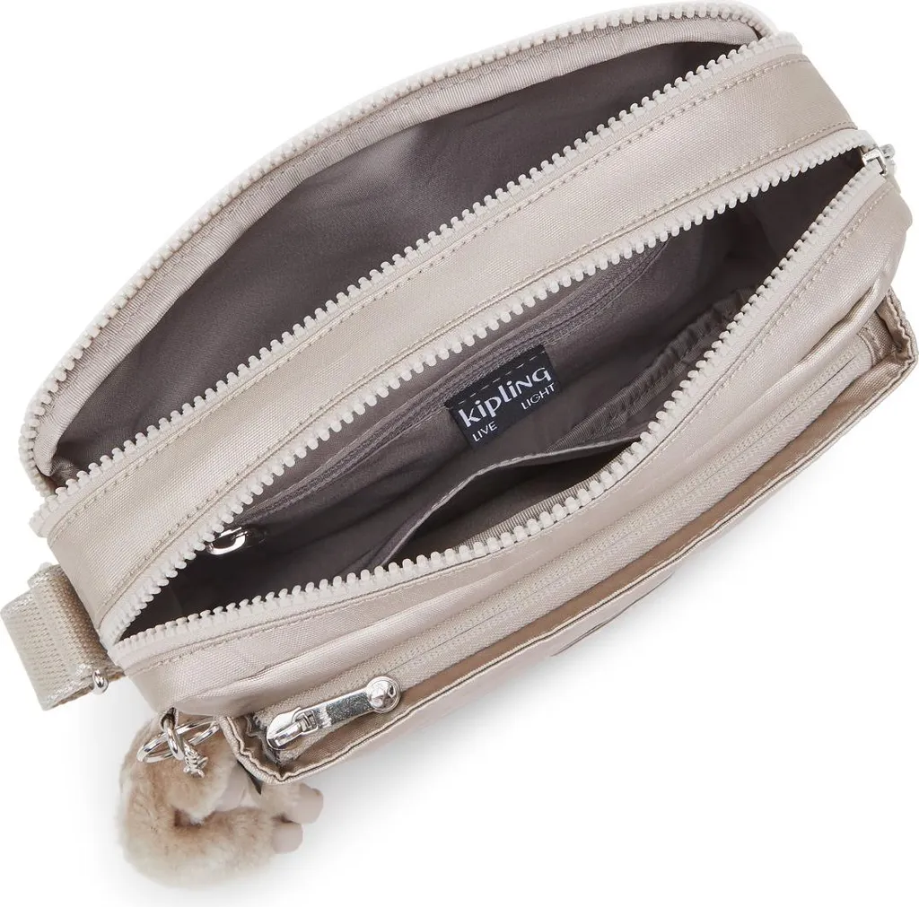 Sac à main Kipling Abanu M 24 cm en nylon robuste à multiples poches - 4