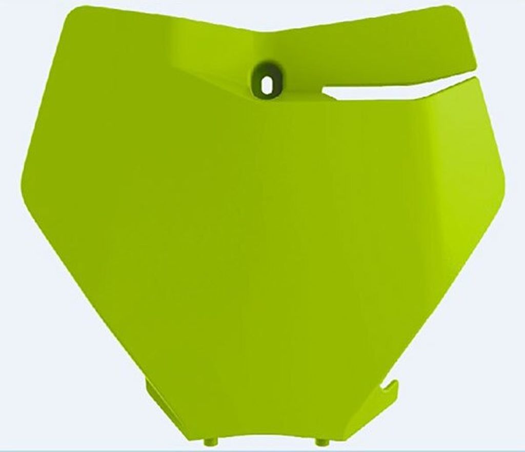Nummernfeld (Plastron) Für Ktm Sx/Sx-F '19-'22 Fluo Gelb