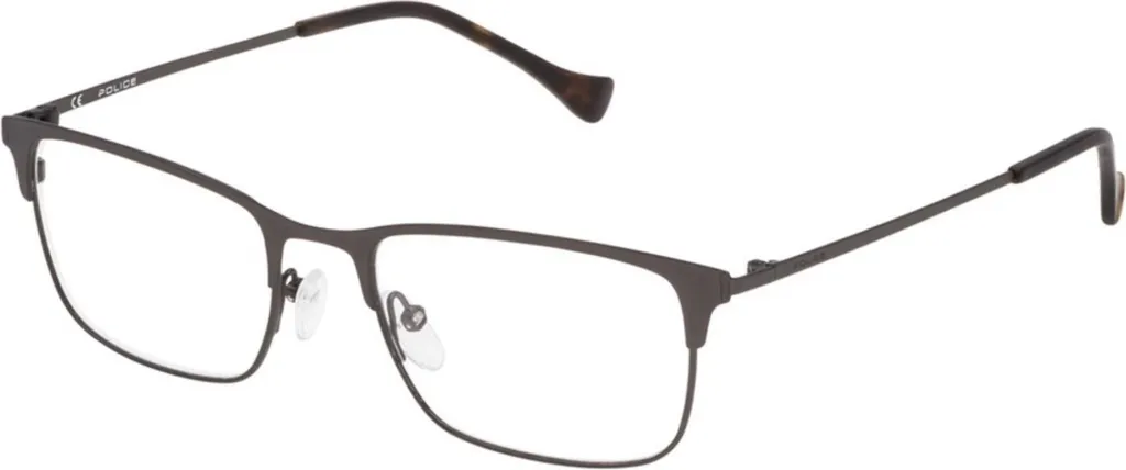 Montatura Occhiali Police VPL289 Grigio 0A62 Originale Uomo - 1