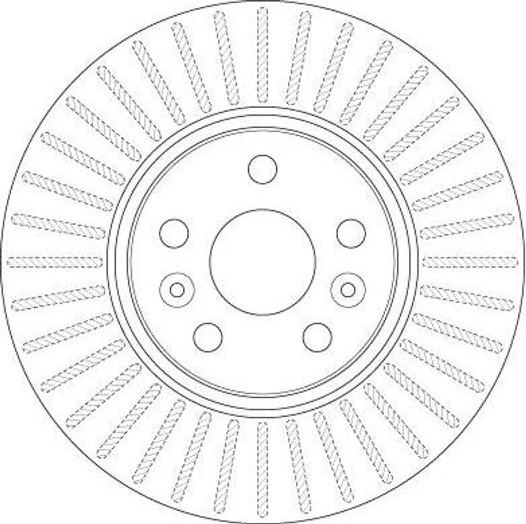 Disque de frein TRW DF6449 pour rénover le freinage de Scenic