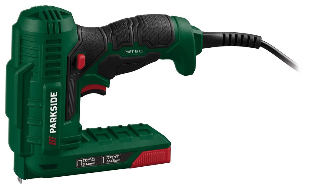 PARKSIDE® Elektrotacker und -nagler »PHET 15 C2« Produktbild 