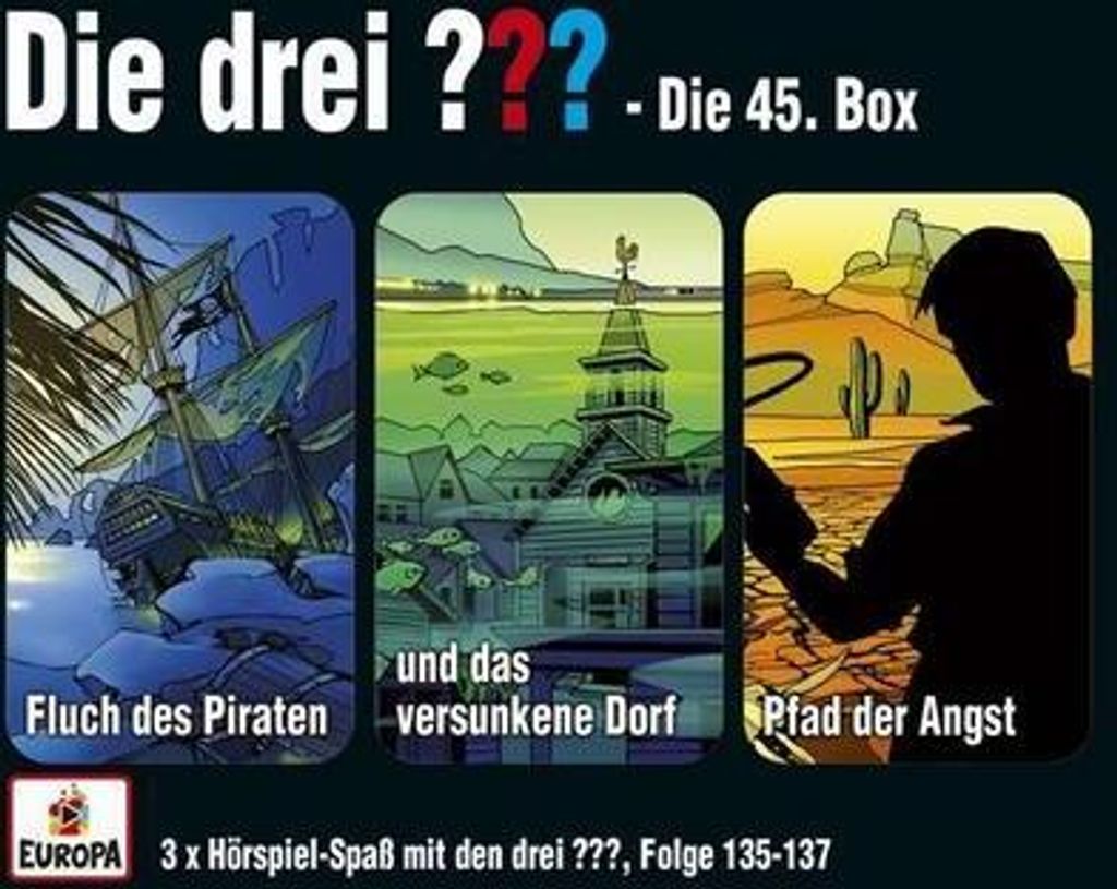 Die drei ??? - 3er Box 45 (Folgen 135, 136, 137)
