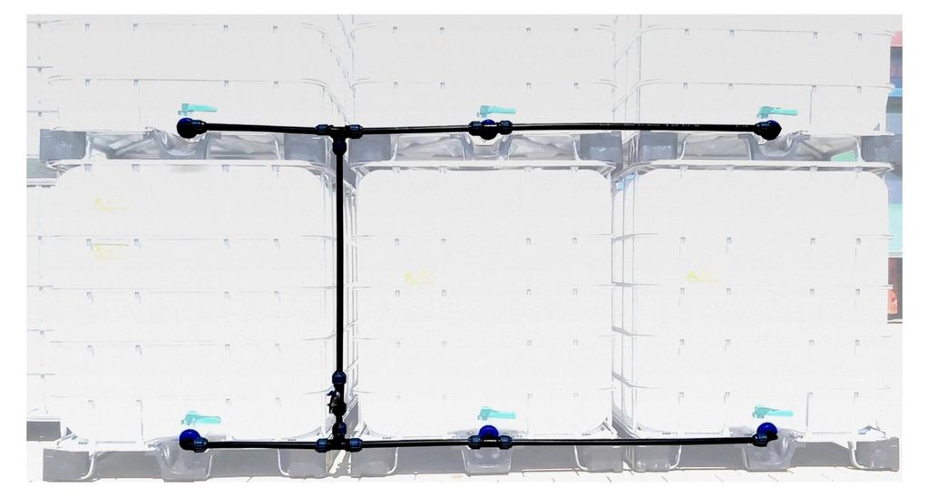 IBC Tanks Verbindung Verschiedene Varianten 25mm Rohr Container Regenwasser