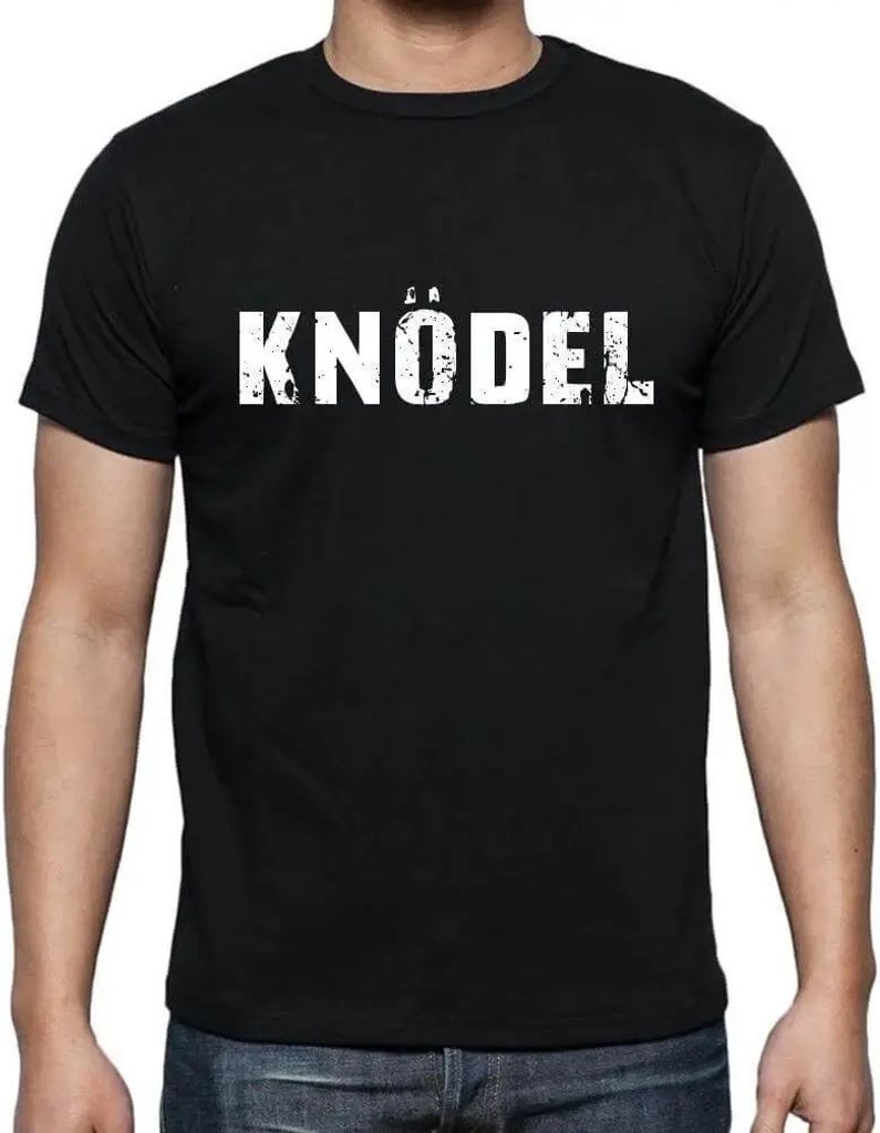 Herren Grafik T-Shirt Knödel Öko-Verantwortlich Vintage Jahrgang Kurzarm Lustige Druck Geburtstag Geschenk Mann