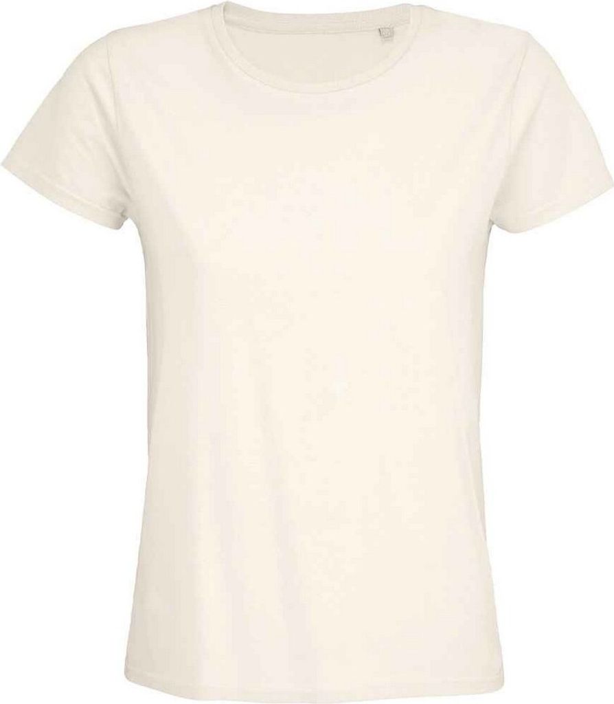 SOLS - "Pioneer" T-Shirt Baumwolle aus biologischem Anbau für Damen PC5342 (L) (Naturweiß)