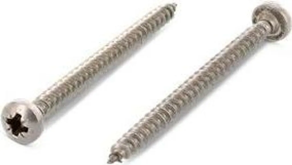Set 500 Viti Professionali Legno 4,0x25 Acciaio Inox A2 DIN 7997