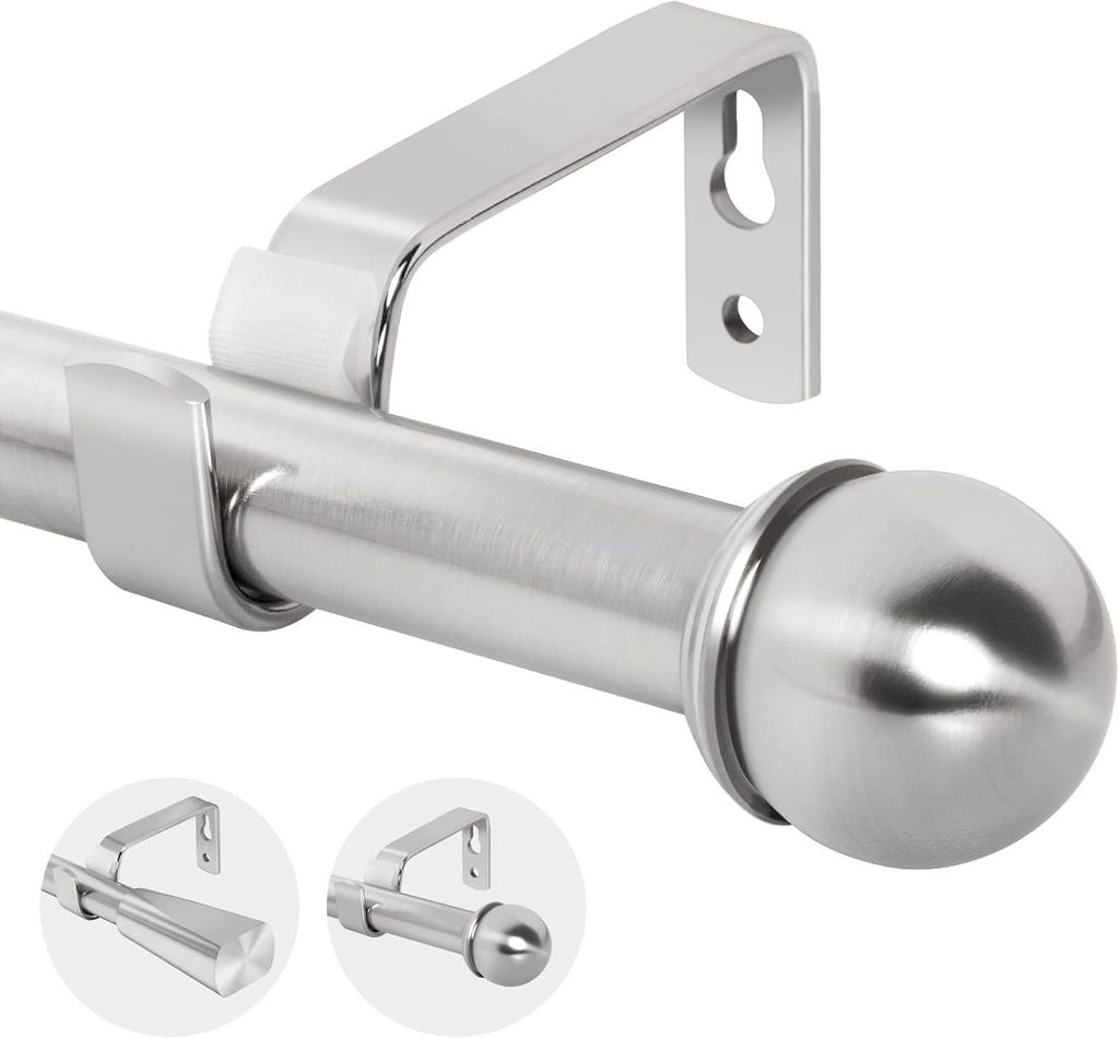 Einzelstange Vorhangstange, verstellbar, Metall, 210–310 Produktbild 