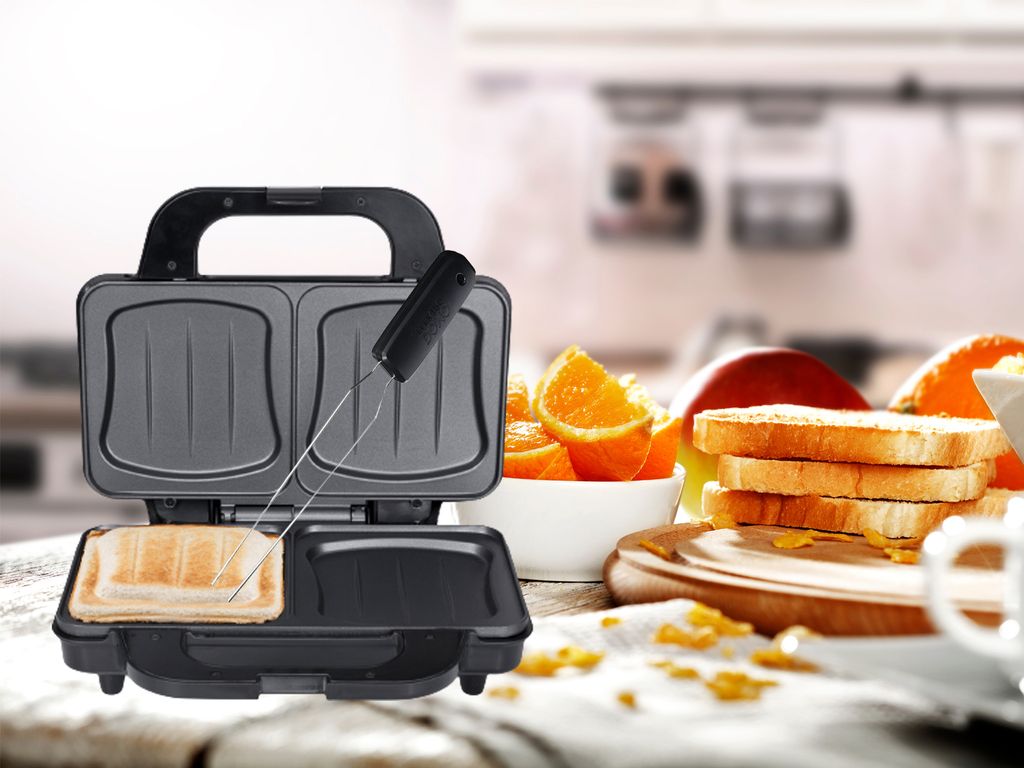 Sandwichtoaster XXL Snackmaker für 2 Sandwiches  Produktbild 2