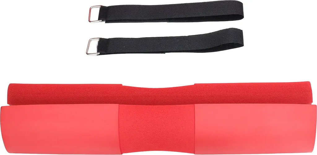 Mousse de protection pour squat et hip thrust rouge antidérapante - 4