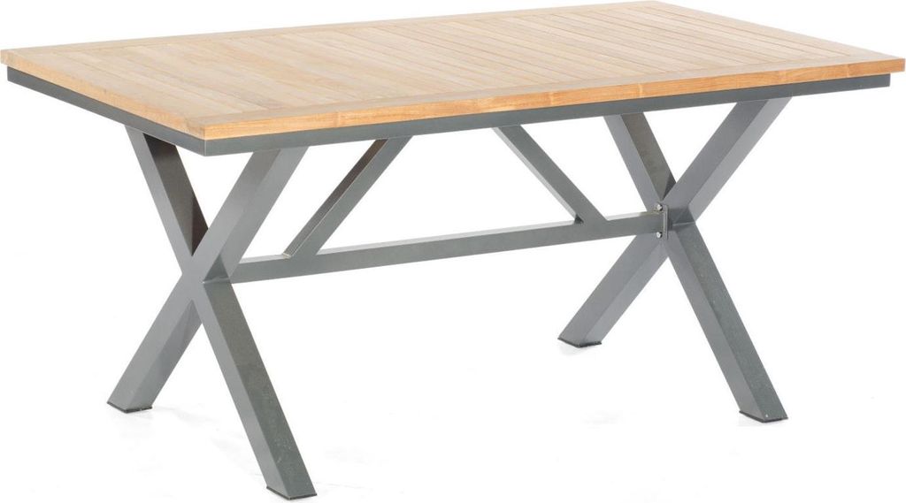 Sonnenpartner Gartentisch Base-Spectra 160x90 cm Aluminium anthrazit