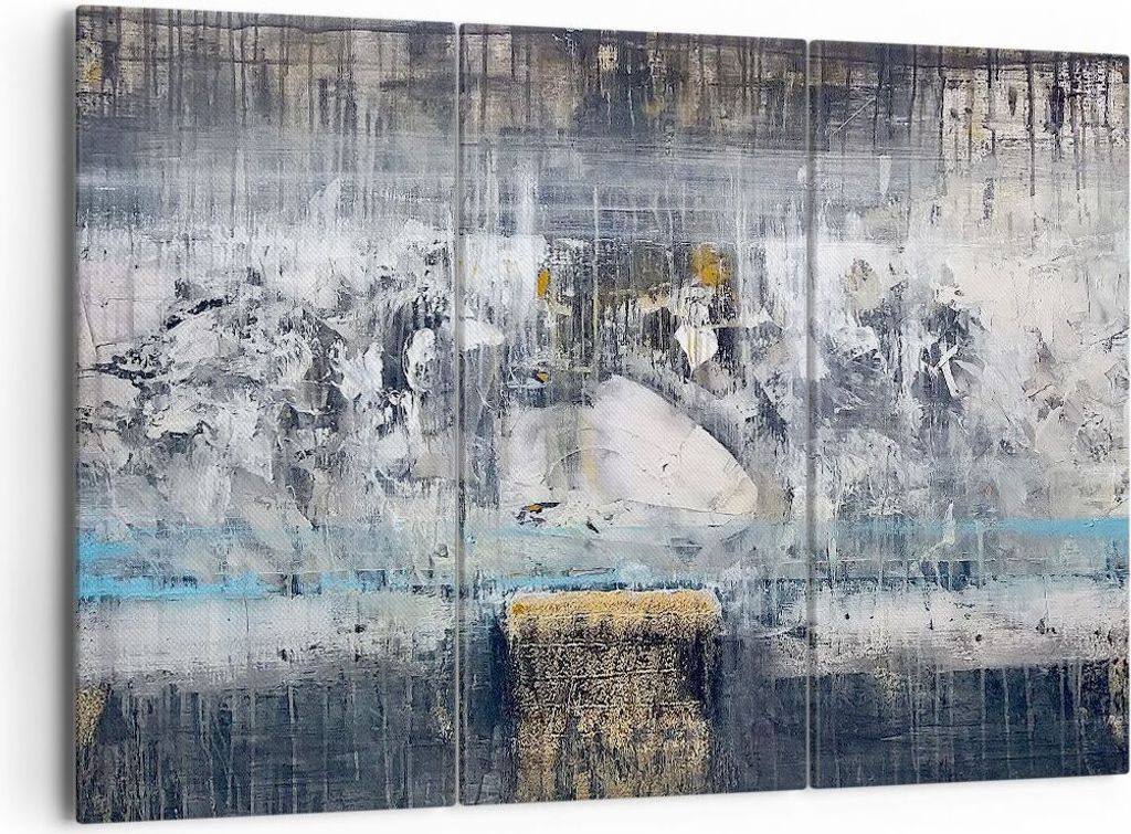 Bild auf Leinwand - Leinwandbild - Abstraktion modern - 165x110cm - Wand Bild - Wanddeko - Leinwanddruck - Bilder - Kunstdruck - Wanddekoration - L...