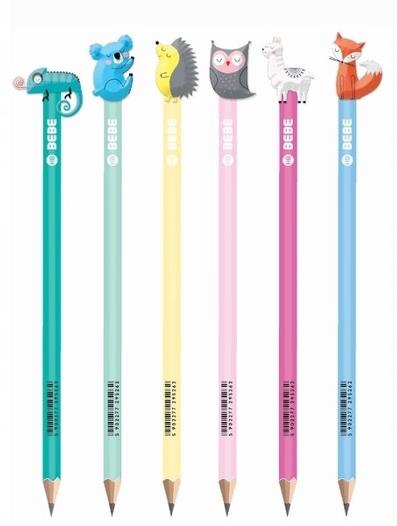 Interdruk Bleistift mit Topper BeBe (1 Stück ohne Produktbild 
