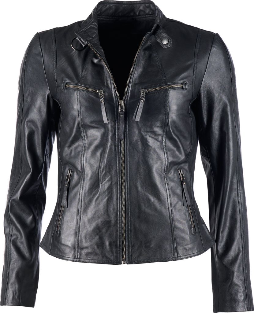 Mustang Lederjacke 31024083 Damen black 3XL