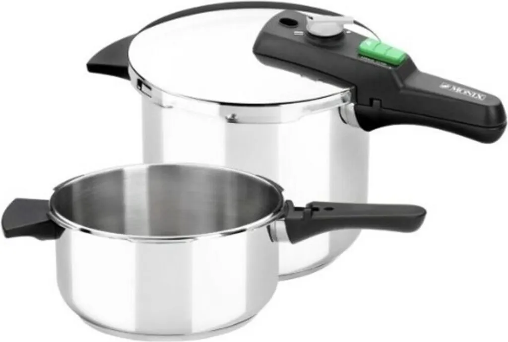 Set Pentole a Pressione Monix Quick M560005 10L (4+6L) Acciaio 18/10