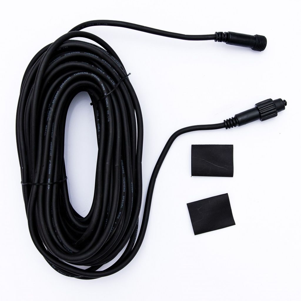 Prodlužovací kabel, černý, 20 m, IP67 Obrázek produktu 