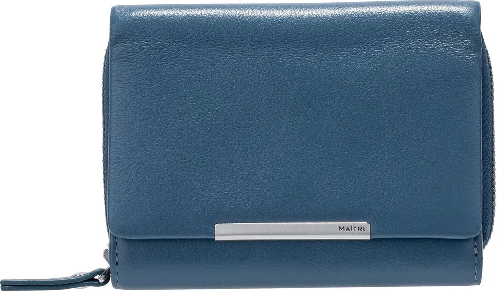 Portafoglio Donna Maître Belg Dagrete Blu: Pelle Autentica e Stile