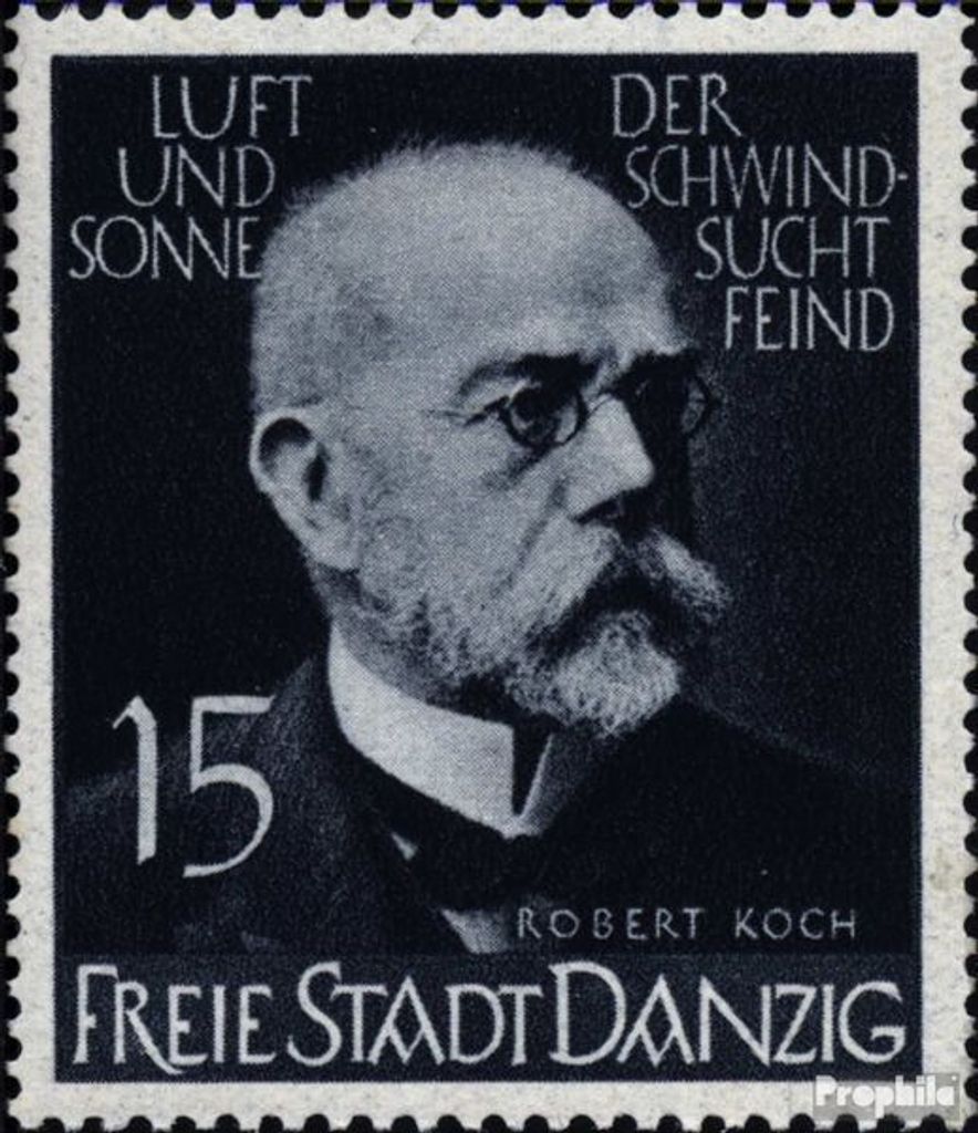 Briefmarken Danzig 1939 Mi 307 postfrisch Ärzte