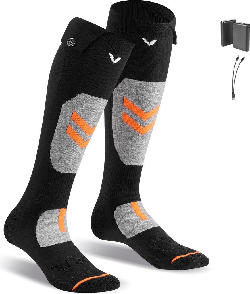 SucceBuy Beheizte Socken, Größe M, 5000 mAh Akku, Produktbild 