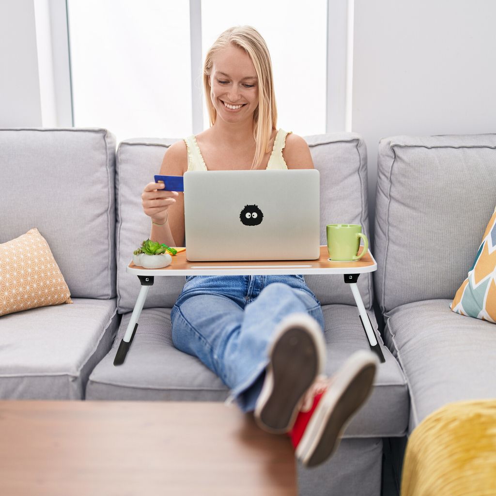 Relaxdays Laptoptisch für Bett & Couch, H x B x T: 26 x 63 Produktbild 
