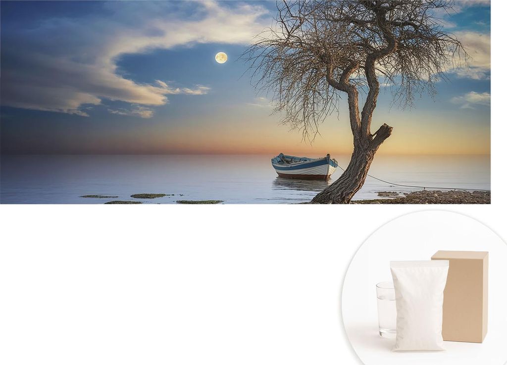 Fototapete - Wandbilder für Wohnzimmer - 208x146 cm - Dekorative Wandfolie - Modernes Design für Wanddekoration - Tapeten für Innenräume - Eine...