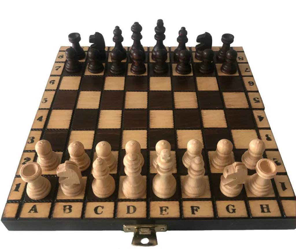 Jeu d'échecs de voyage MAGIER magnétique - Format mini pour transport