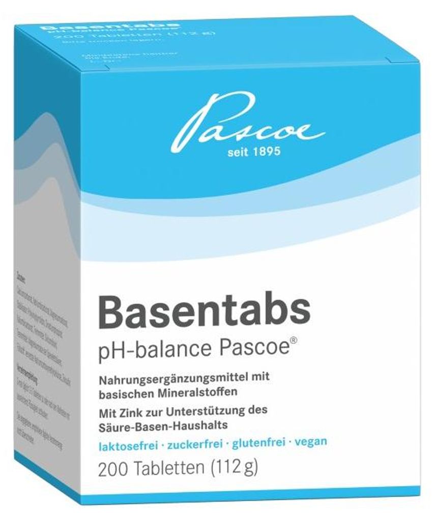Basentabs pH Balance Pascoe Tabletten 200 St Obrázok produktu 
