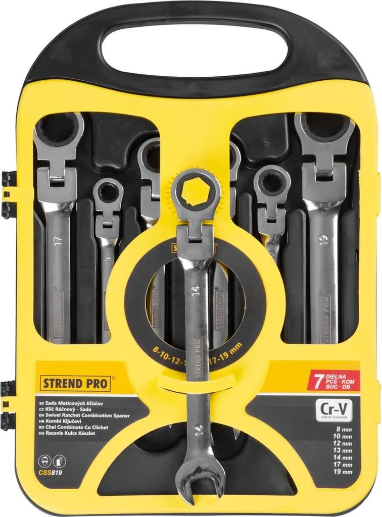 Miglior Set Chiavi Cricchetto Snodabili 8-19mm Strend Pro per Fai da Te