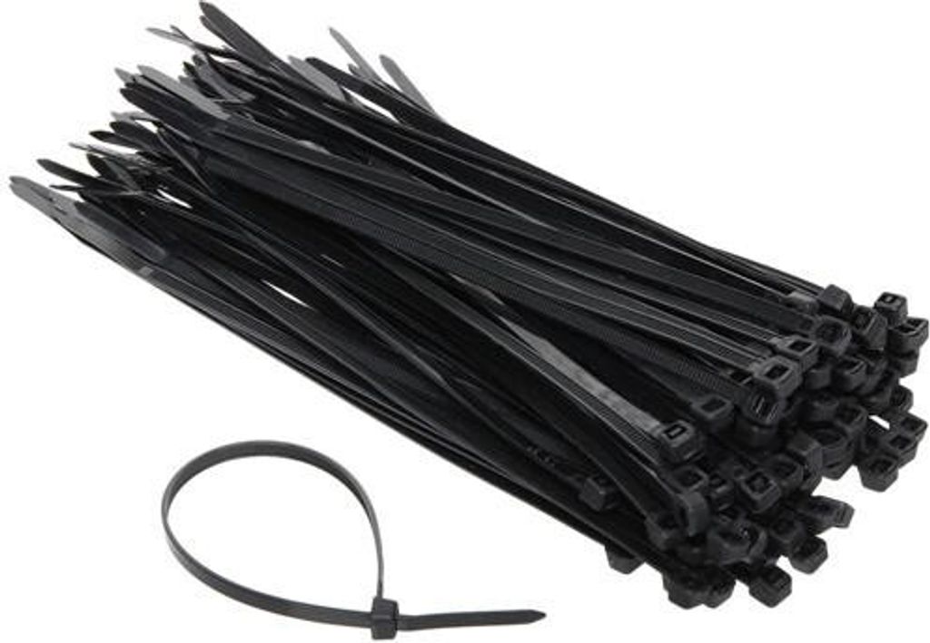 Bradas TS1136200B Clip Schwarz 100 Stück(e)