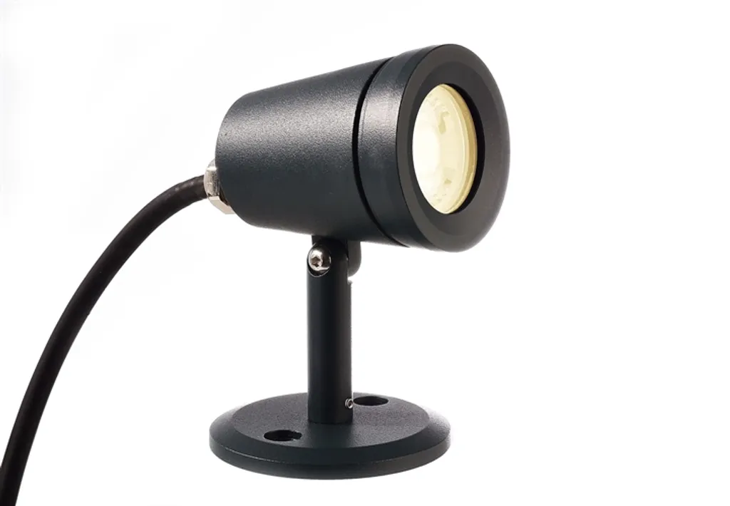 Projecteur extérieur LED Colt 4W COB 3000K IP65 Gris Foncé 36 Degrés