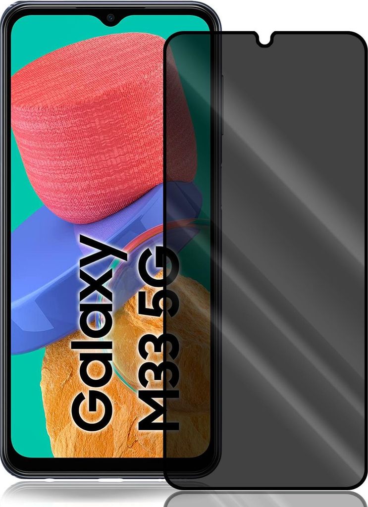Anti Spy Panzer Folie für Samsung Galaxy M33 5G Privacy Produktbild 