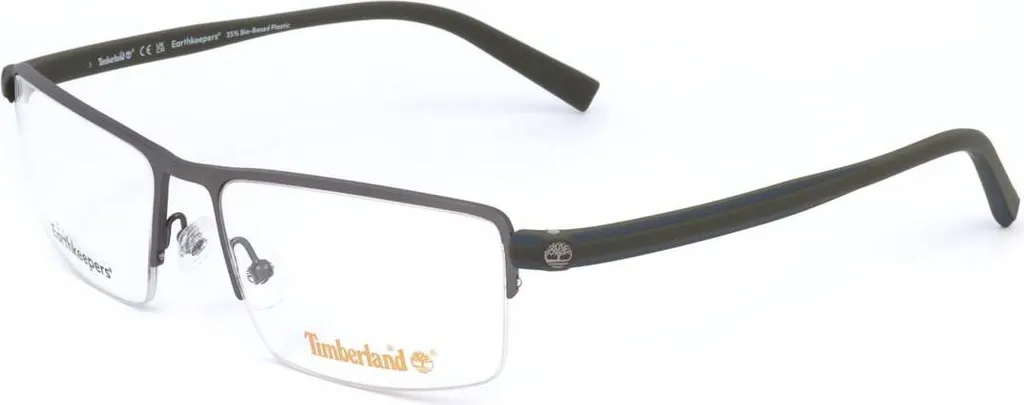 Monture homme Timberland TB1821 009 en métal Gunmetal mat ultra léger