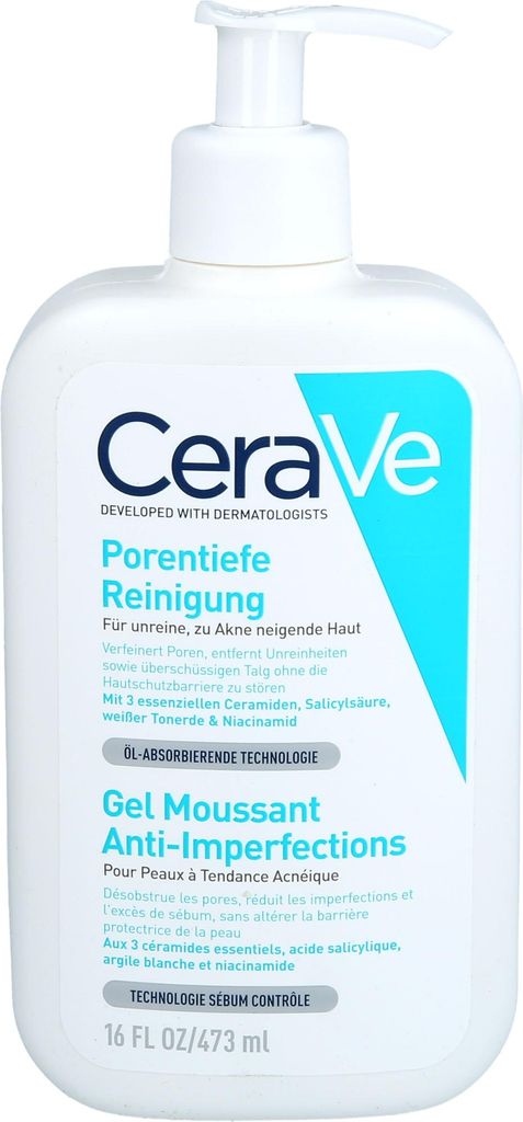 Gel detergente per pori profondi Cerave 473 ml Immagine del prodotto 