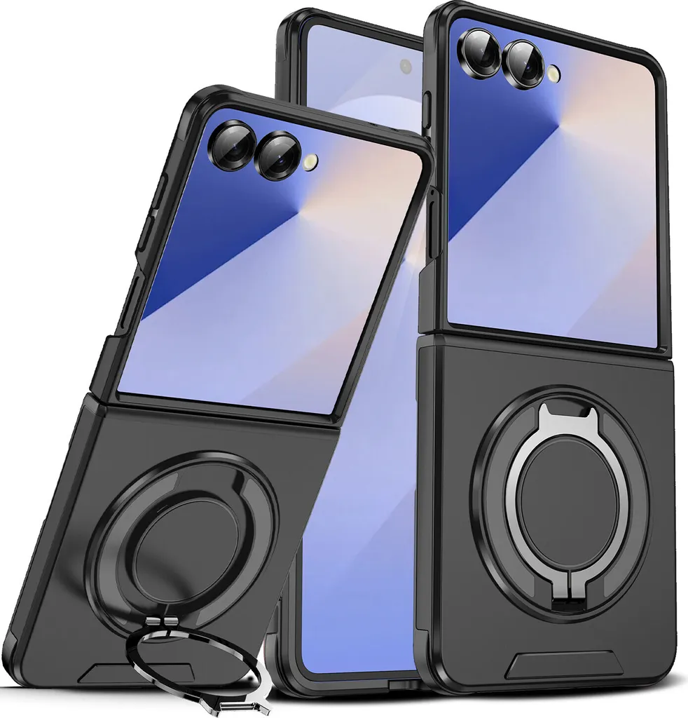Cover Militare Samsung Galaxy Z Flip7 - Protezione 360 con Anello