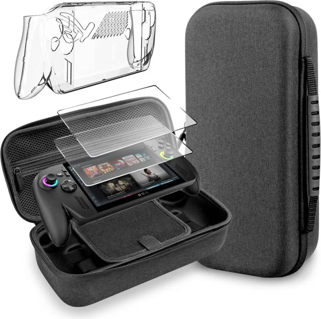 Pack Protection ROG Ally X Anti-Choc avec Étui Rigide et Coque Souple