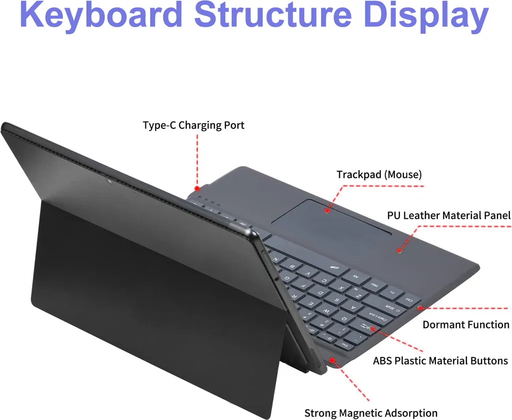 Clavier Bluetooth Ergonomique et Rétroéclairé - Batterie Longue Durée - 11