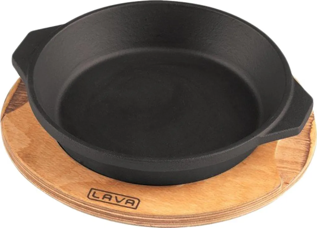 Assiette fonte 16cm et bois : gardez vos plats chauds plus longtemps !