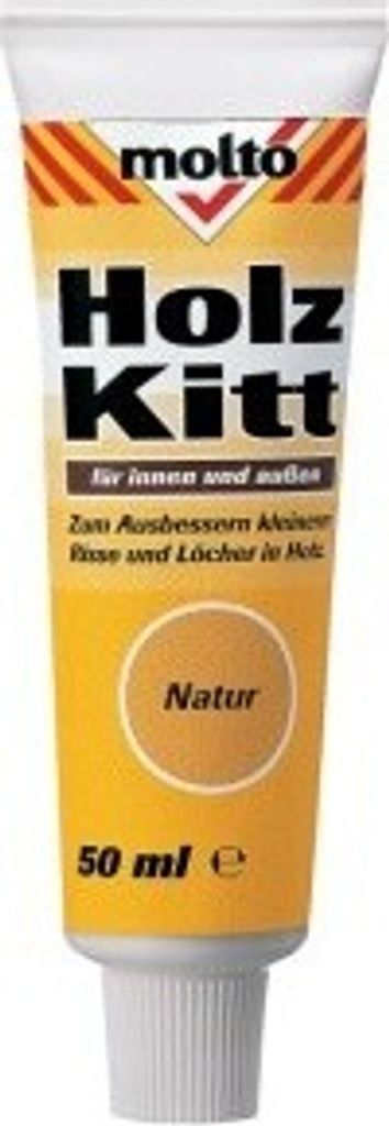 Molto Holzkitt Buche 75 g Reparaturspachtel Löcher füllen