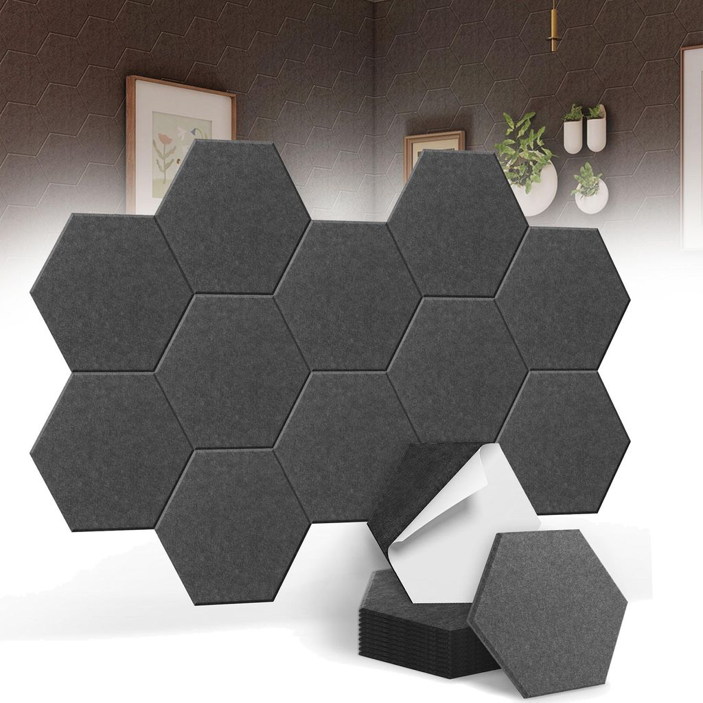 LZQ Sada 24 hexagonálnych akustických panelov, Obrázok produktu 
