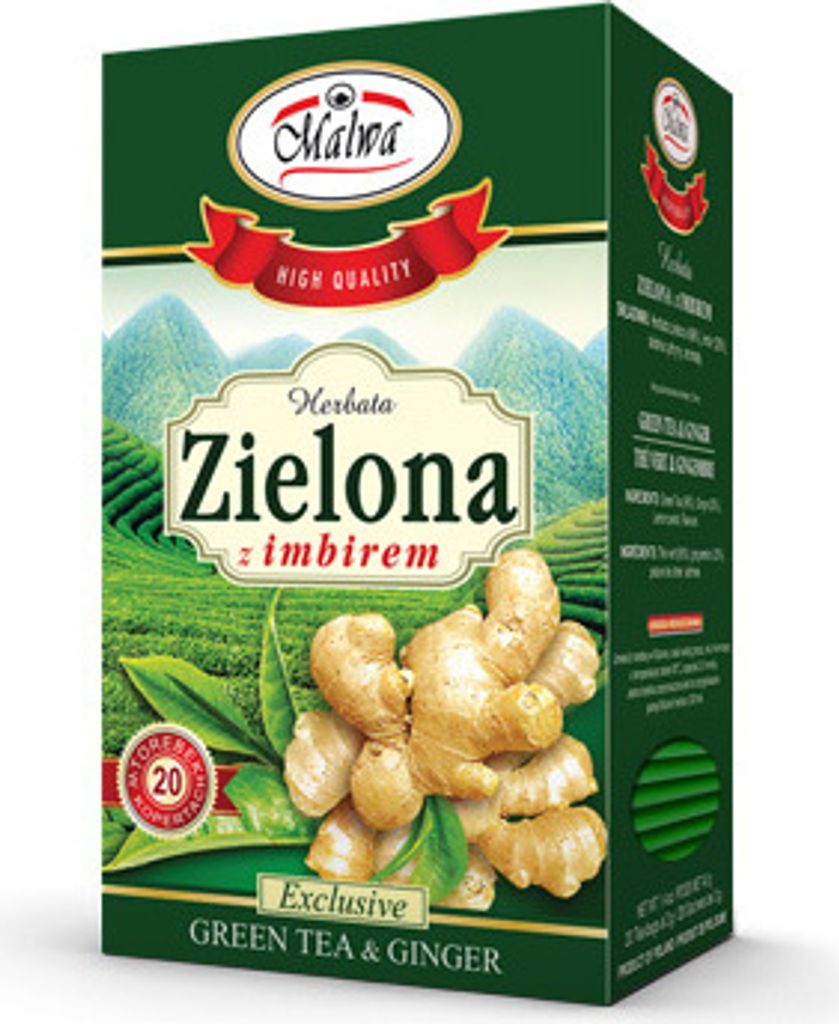 Grüner Tee + Ingwer FIX 20*1,5g MALWA